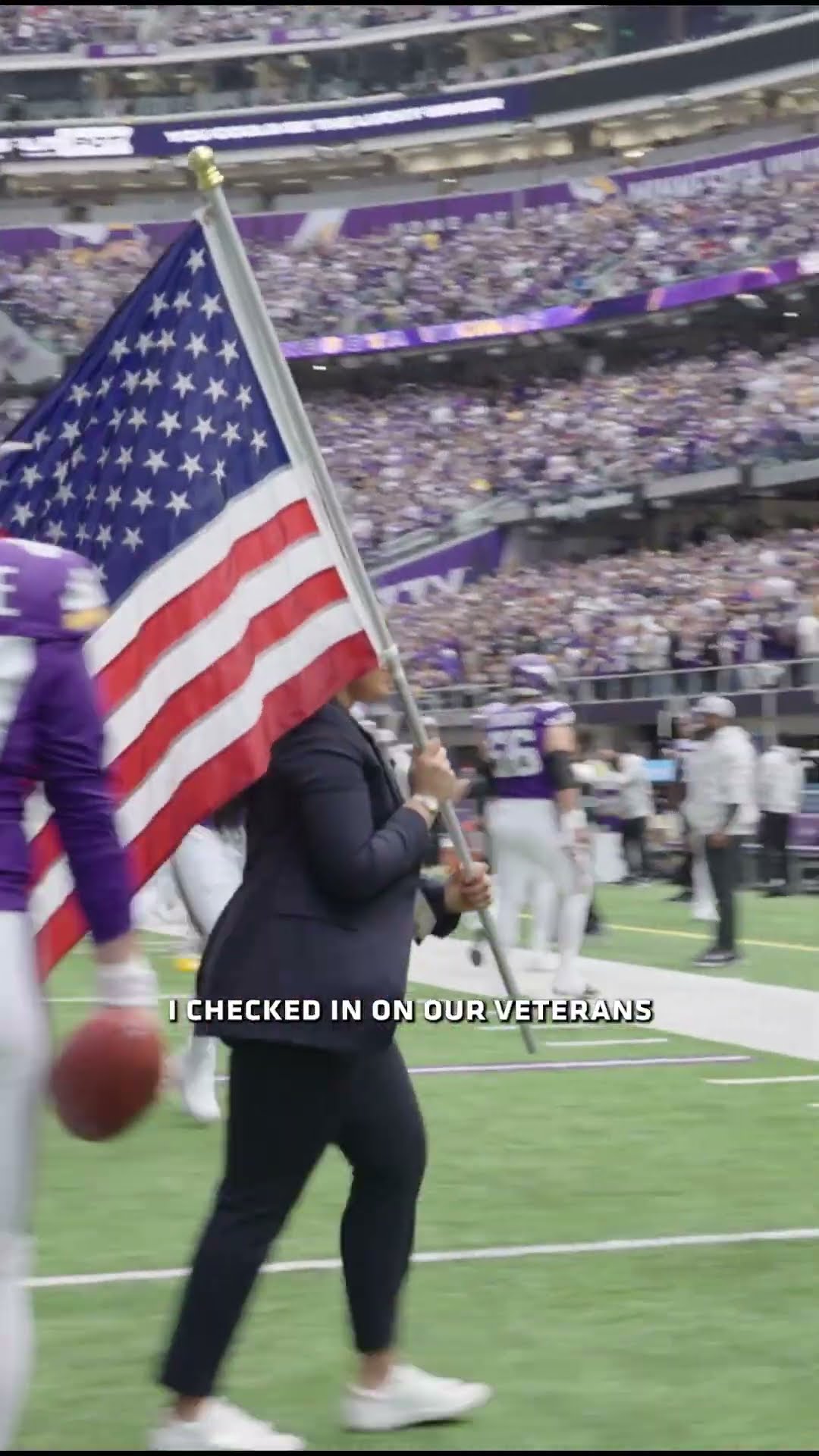 Surprising Veterans at NFL Game ? | All in a Gameday